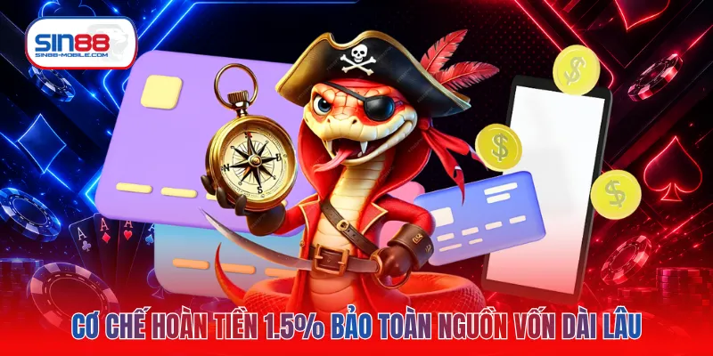 Cơ chế hoàn tiền 1.5% bảo toàn nguồn vốn dài lâu