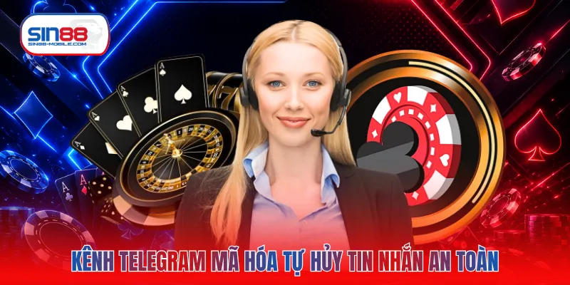 Kênh Telegram mã hóa tự hủy tin nhắn an toàn
